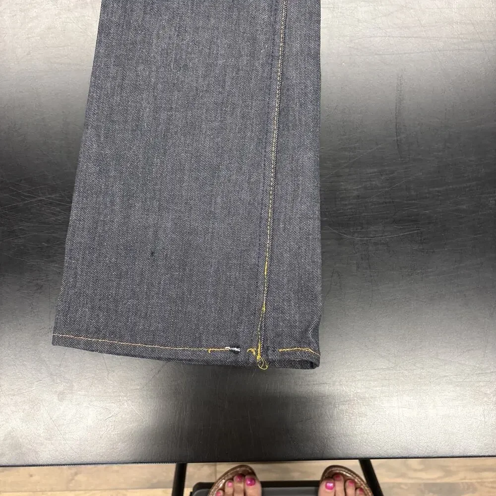 VTG 70s Orange Tab And Stitch Levi’s Wide Leg Blue Jeans Never Worn 28 X‎ 33